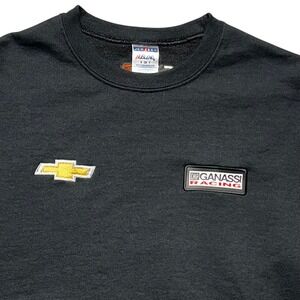 Nascar Sweatshirt Chip Ganassi Racing Chevrolet Mens S Black Racing Gorpcore